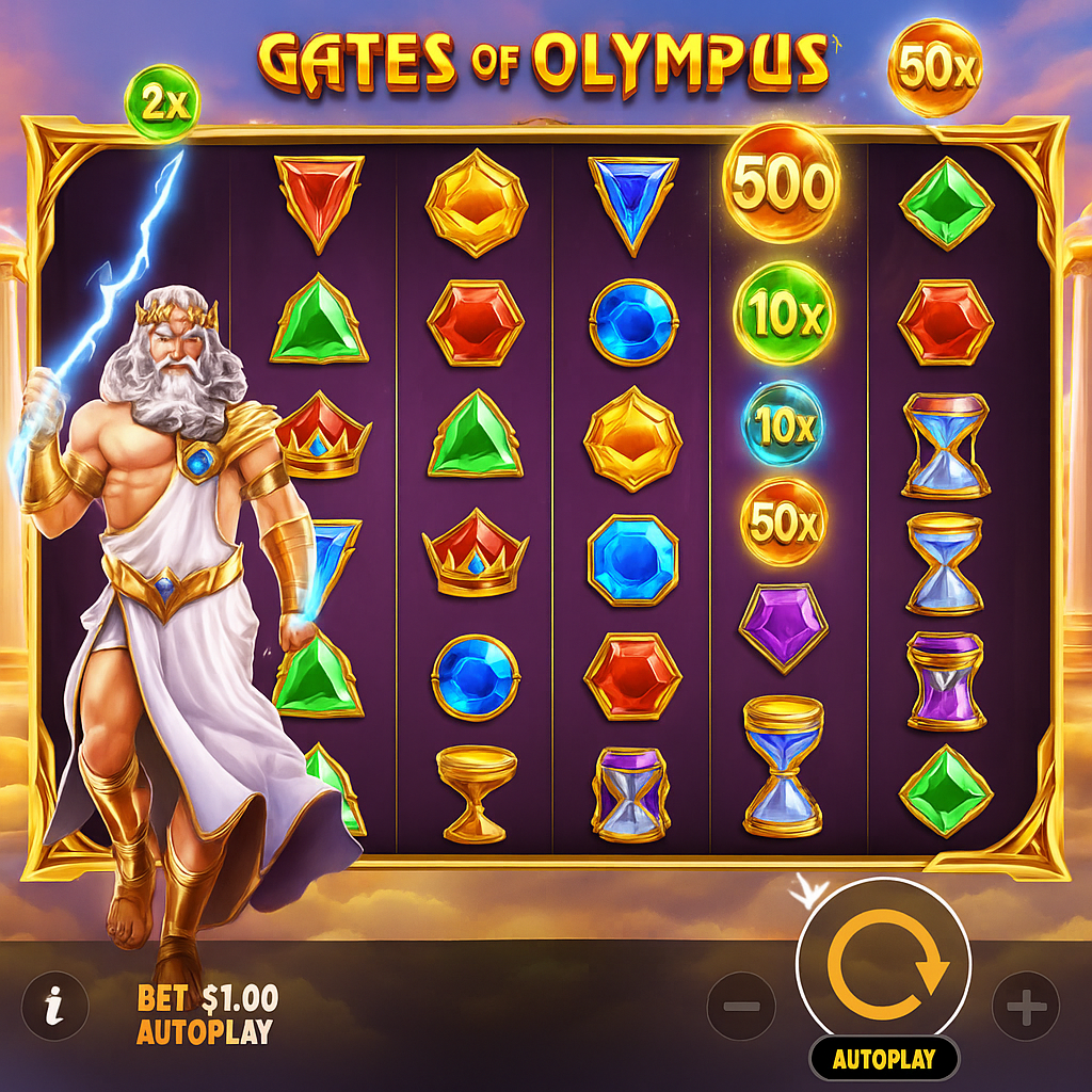 BC.Game - Gates of Olympus Slot Game - Pragmatic Play
